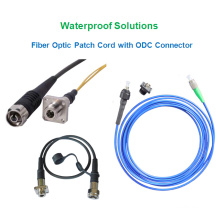 FTTX impermeable Fibra óptica Patch Cord con conector Odc